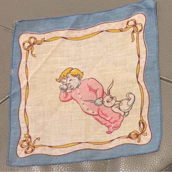 Set of 3 Vintage Child’s Handkerchiefs - Picture 6 of 6